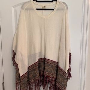 LA hearts poncho